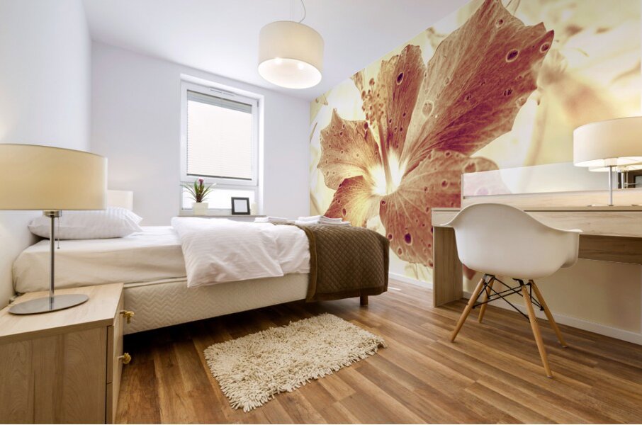 Hi-biscus Mural print