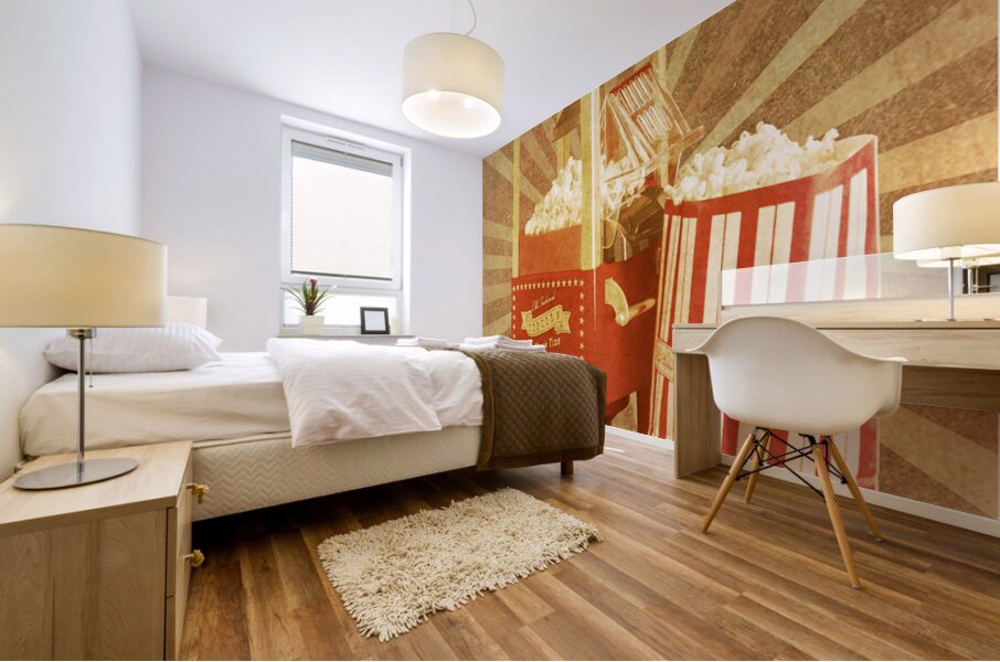 Salted cinema  Mural print