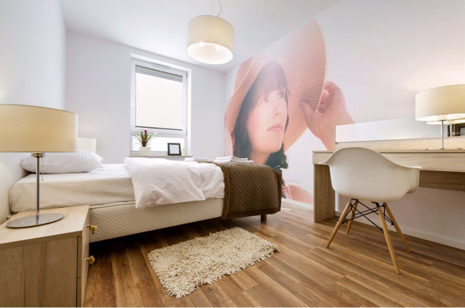 Summer Woman Mural print