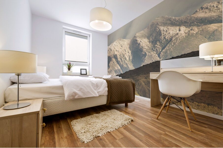 Rocky rural region Mural print