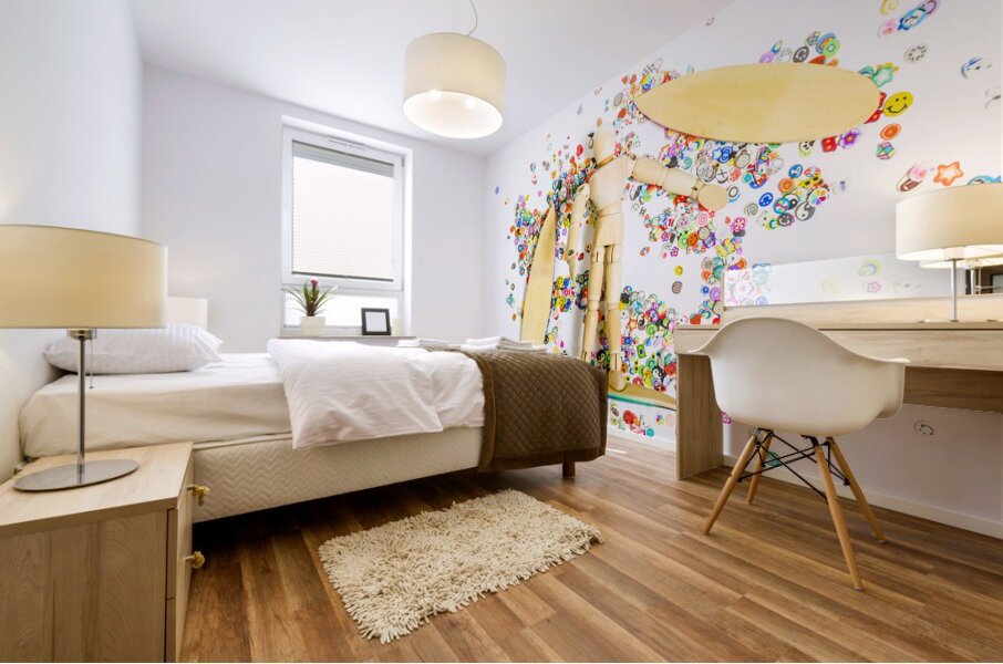 Sandalwood Seas Mural print