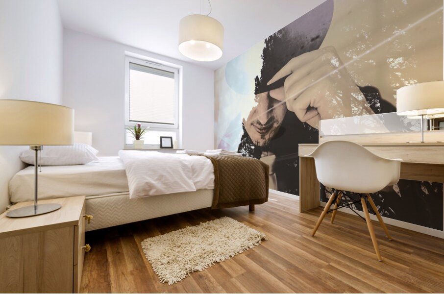 Finding beauty within Mural print