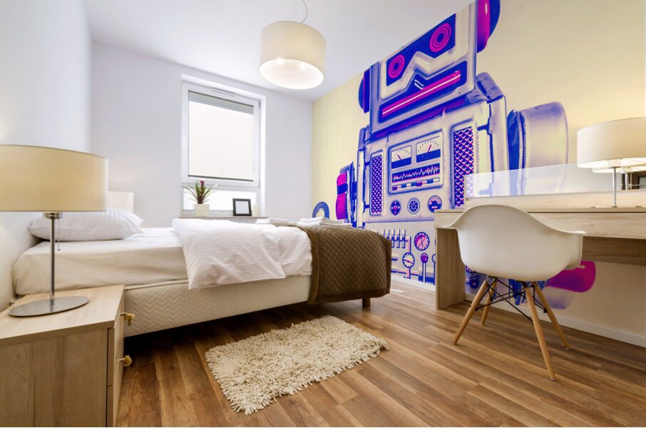 In ultraviolet Mural print