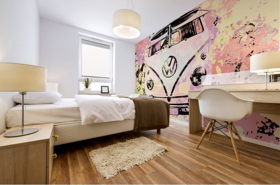 Hippie trip Mural print