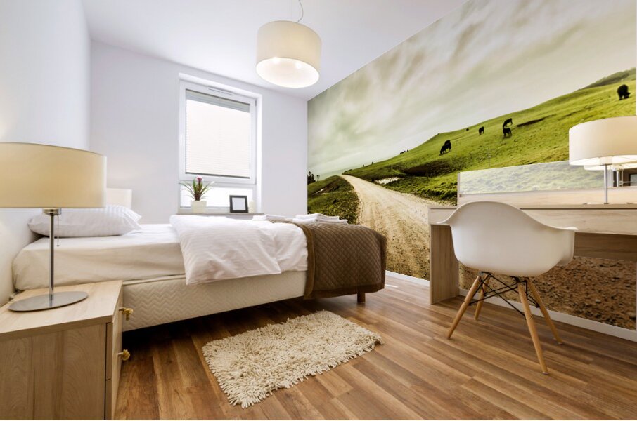 Way out west Mural print