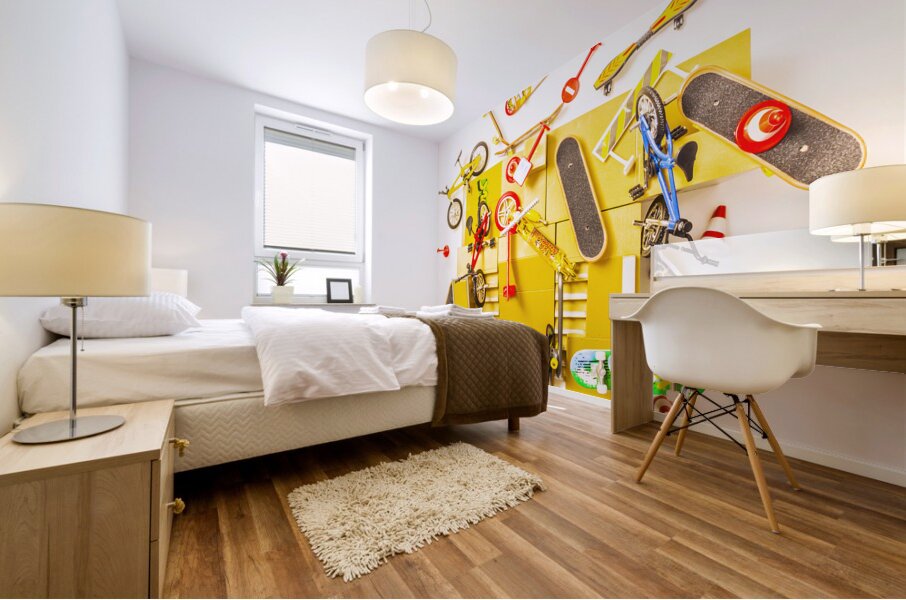 Ramped Up Mural print