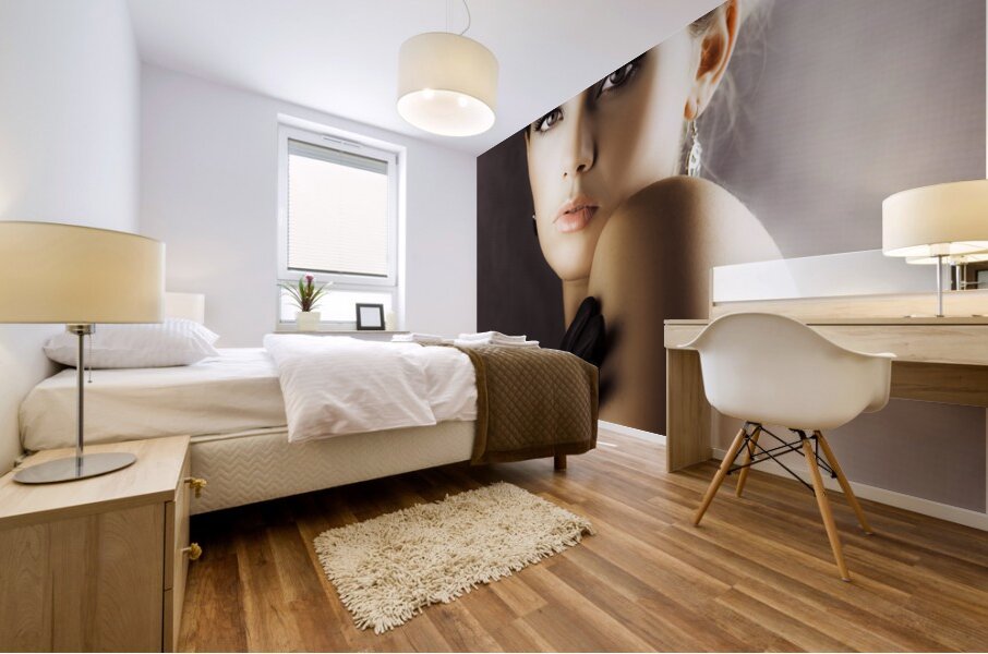 Dancing Stage Performer In Elegant Fashion Mural print