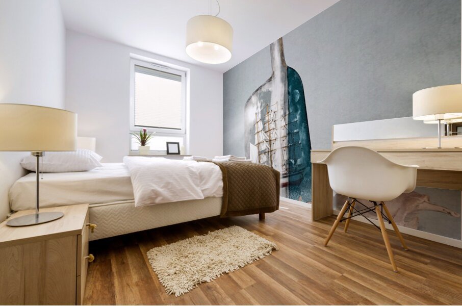 Over the edge Mural print