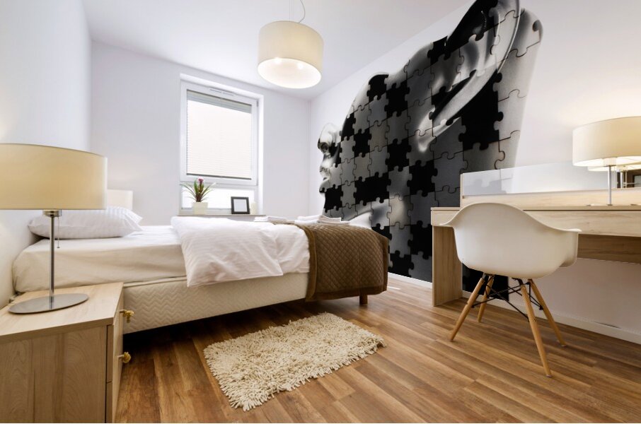 The human quest Mural print