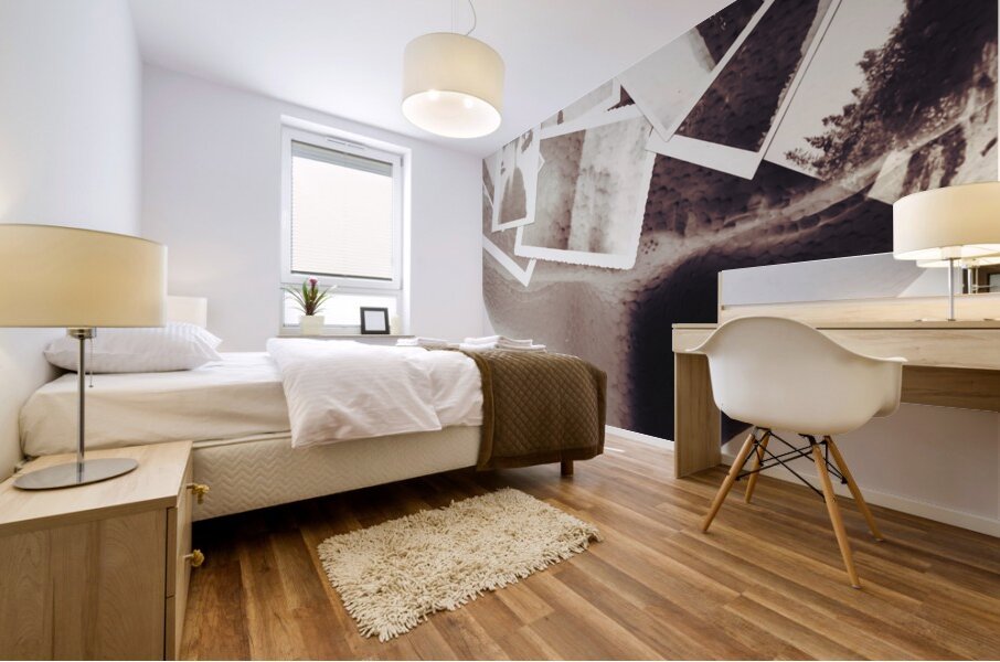 Thoughts and creation Mural print