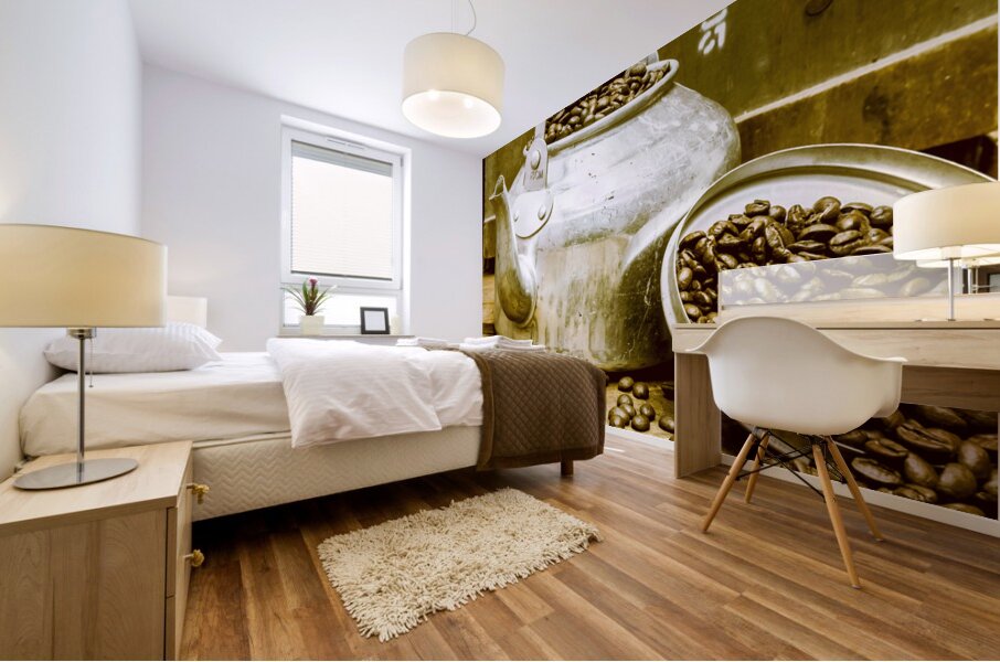 Bean shop cafe Mural print