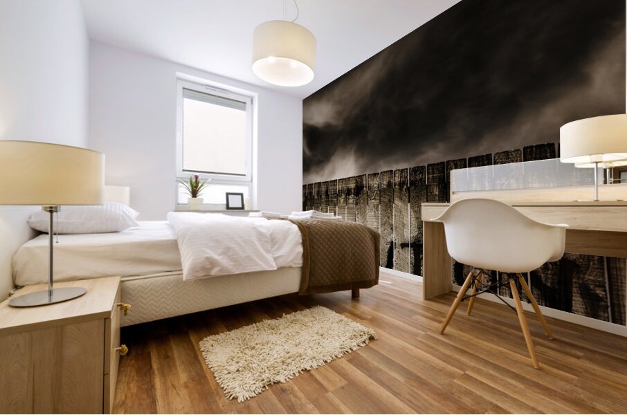 Revolution. The writings is on the wall Mural print