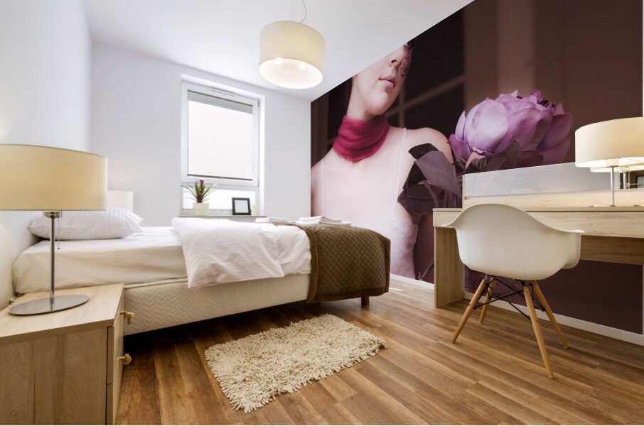 Flower dance Mural print