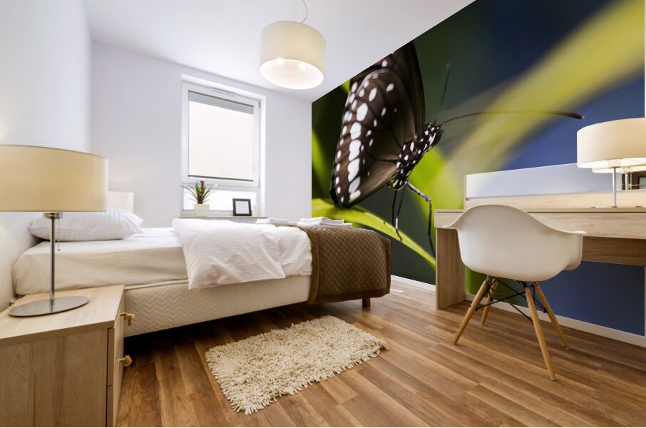 Tropical Butterfly Mural print