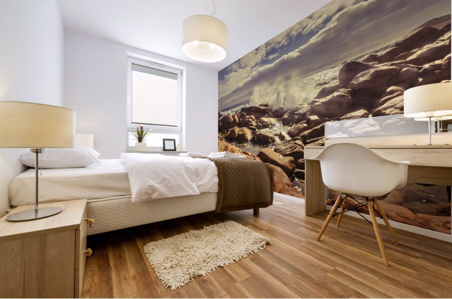 Pastel seas Mural print