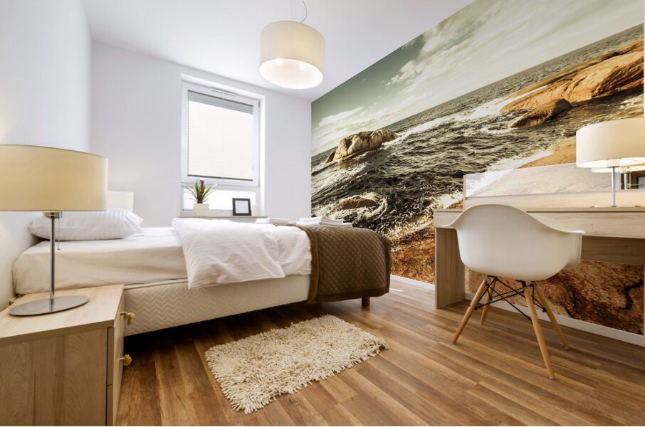 Tasmanian sea landscape Mural print