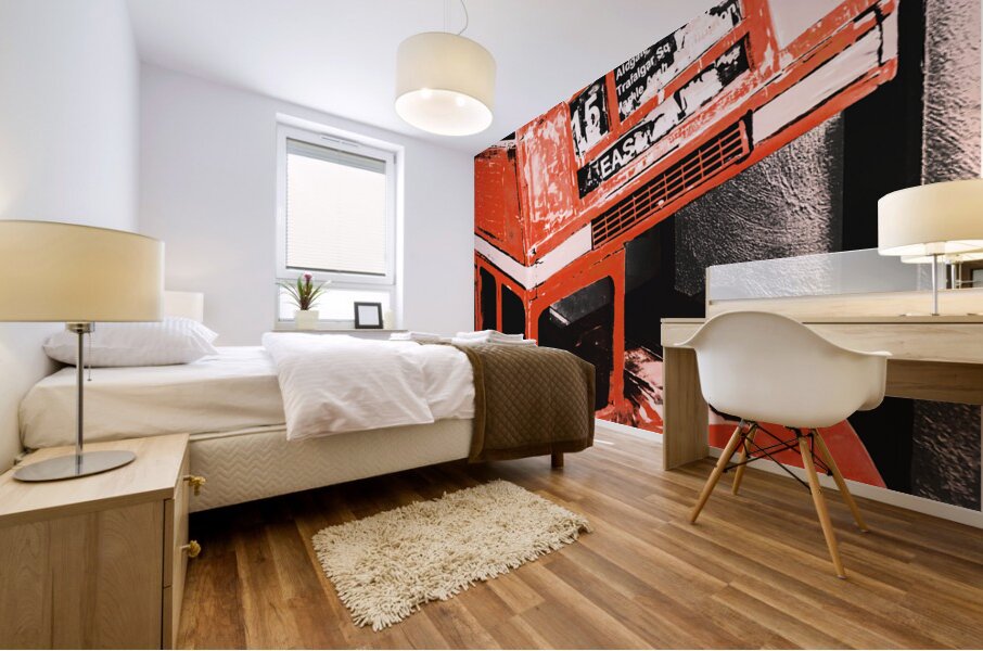 In London lanes Mural print