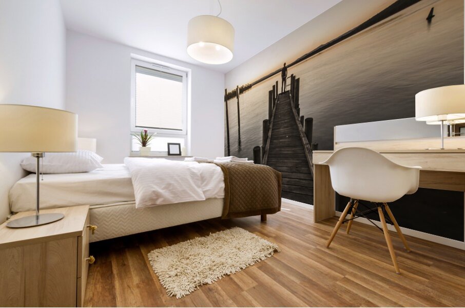 Endings and beginnings Mural print