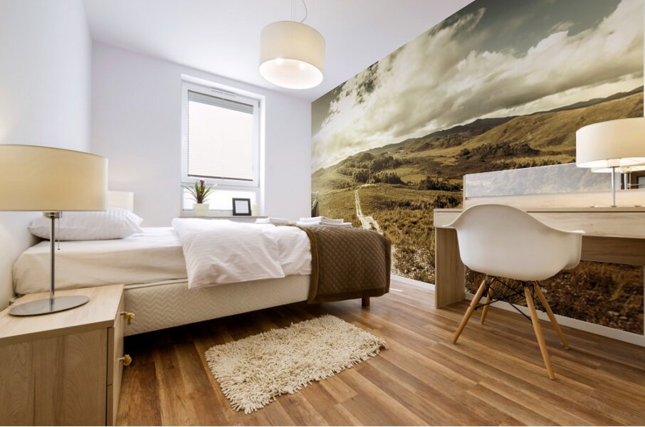 Australian rural panoramic landscape Mural print