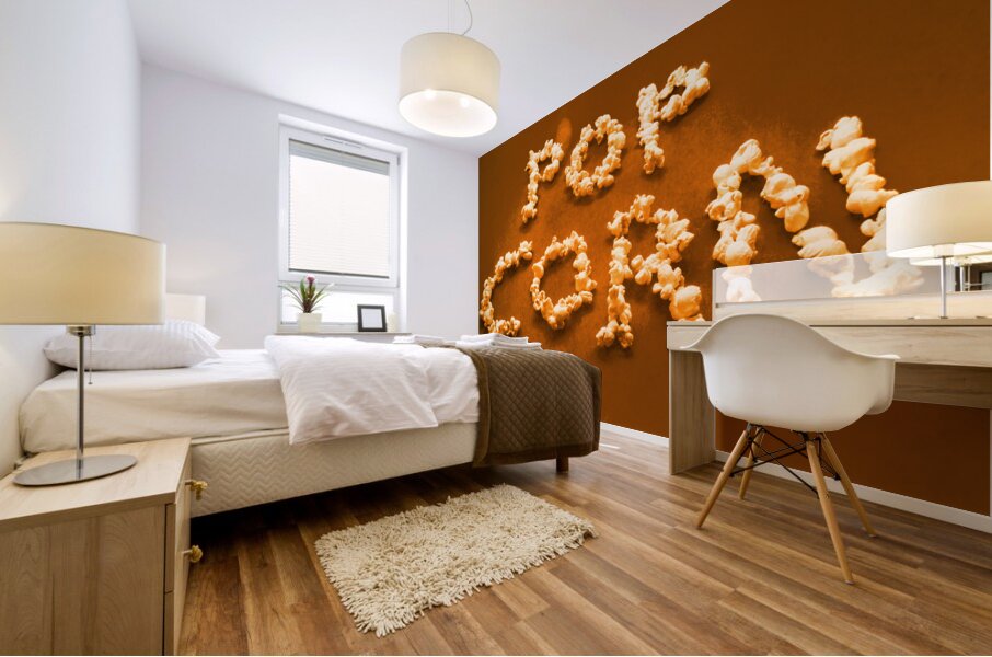 The credits Mural print