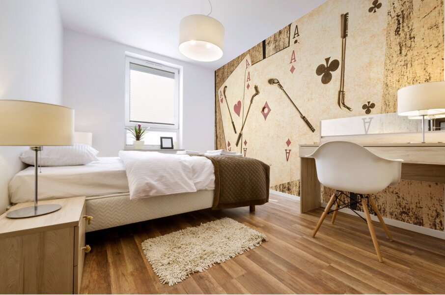 Scorecard of Aces Mural print