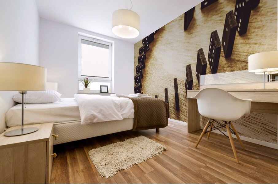 A risk and a chance  Mural print