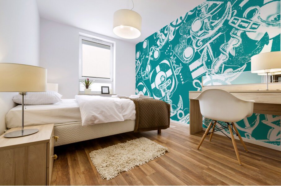 Sailing scenes Mural print