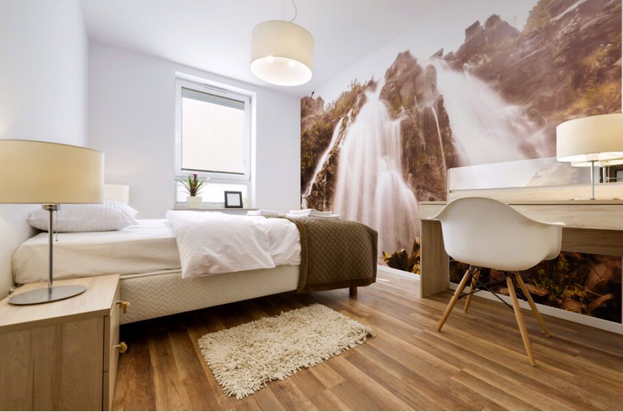 Waratah wild waterfall Mural print