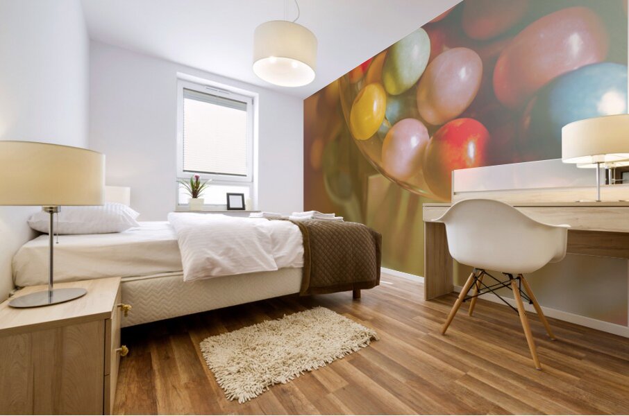 Vintage gum ball candy dispenser Mural print