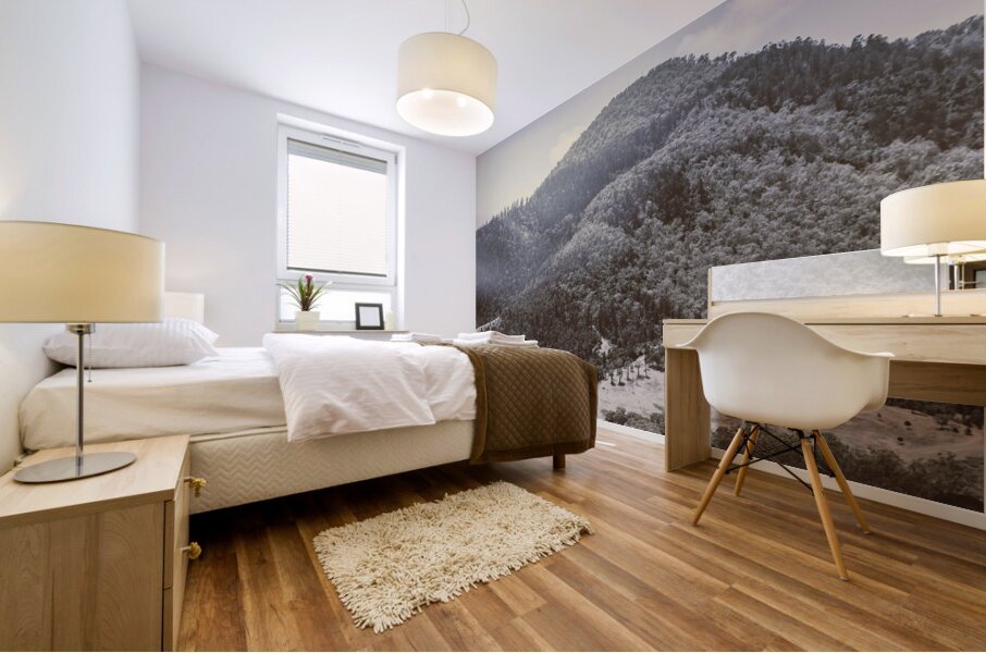 Sun lit serenity Mural print