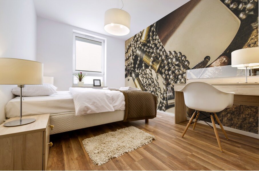 Reflections of battle Mural print