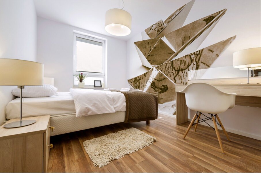 Bearing maps Mural print