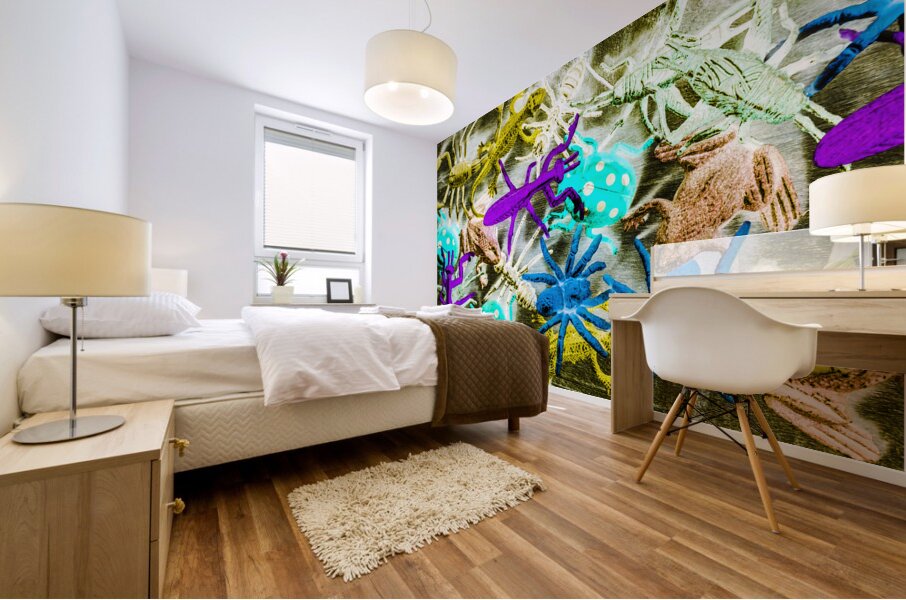 In jungles wild Mural print