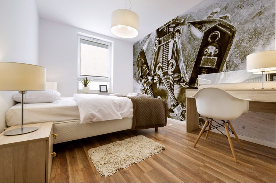 Old hardware upgrade Mural print