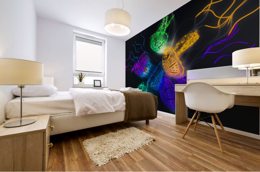 Marine glow Mural print