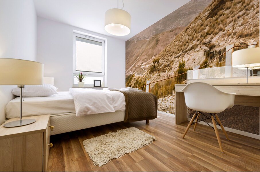 Road from the wild west Mural print