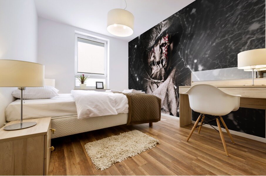 The Monster scarecrow Mural print