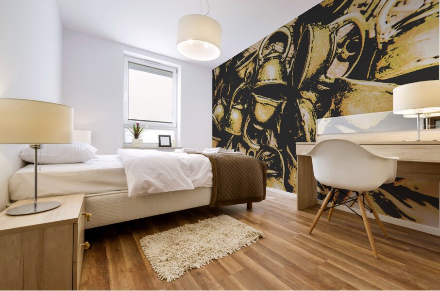 Coffee shop abstract Mural print