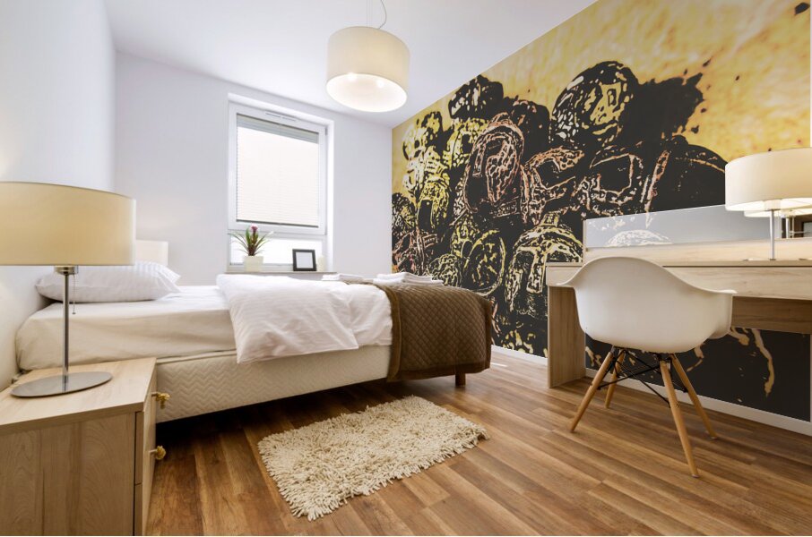 Losses from the colossus  Mural print