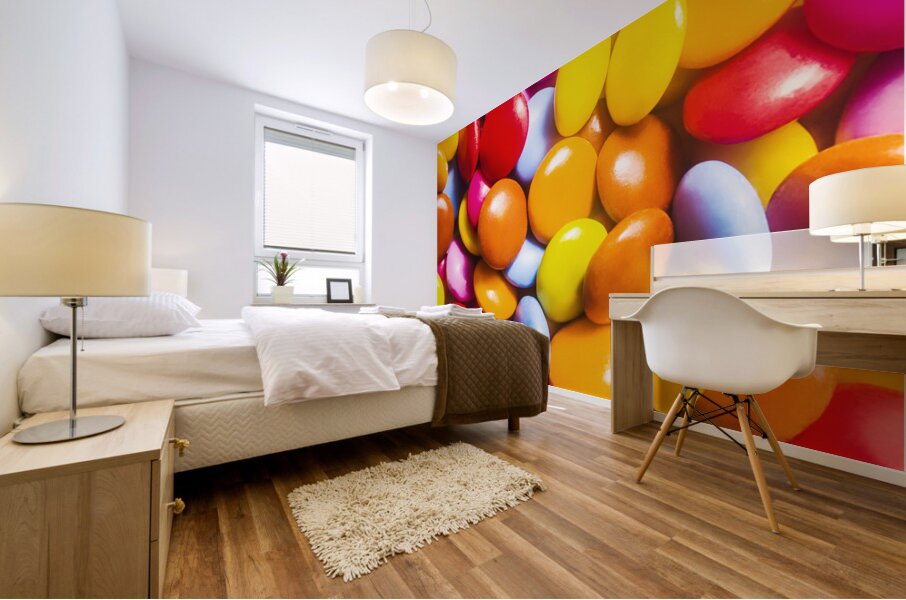 Rainbow Chocolate  Mural print