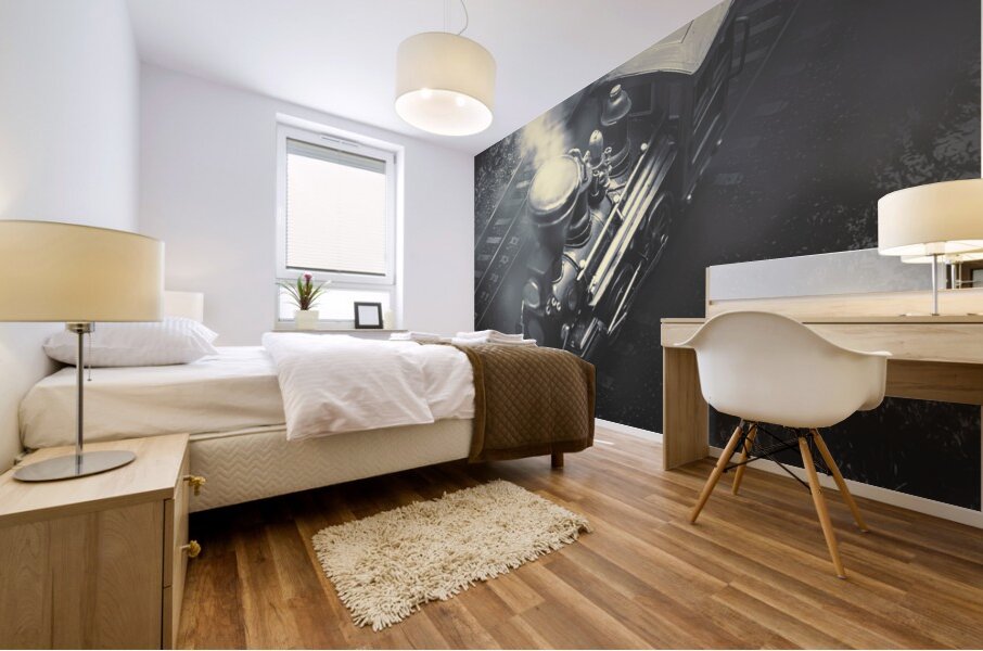 The Steam Age Mural print