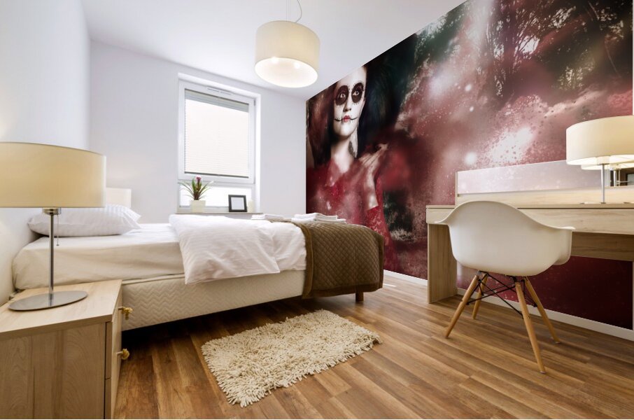 Death and creation Mural print