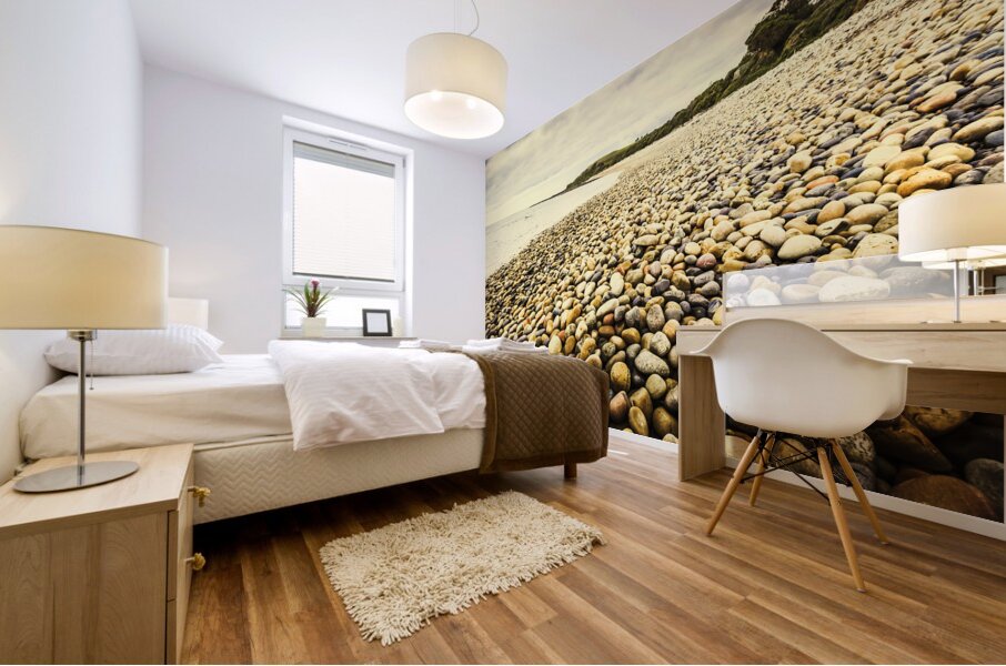 Australian rocky shoreline Mural print