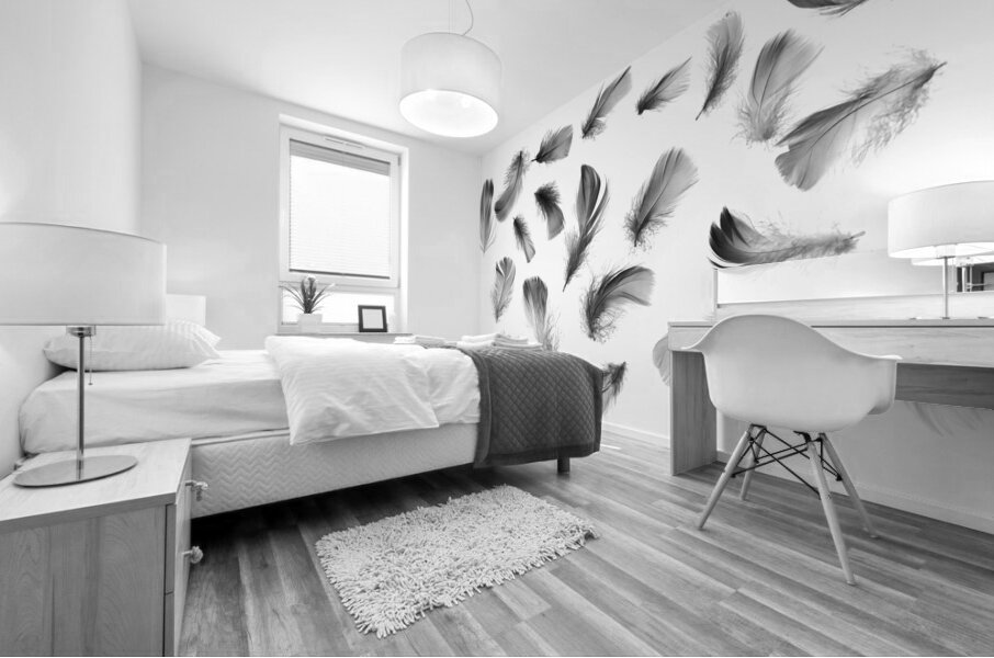 Airy convergence Mural print