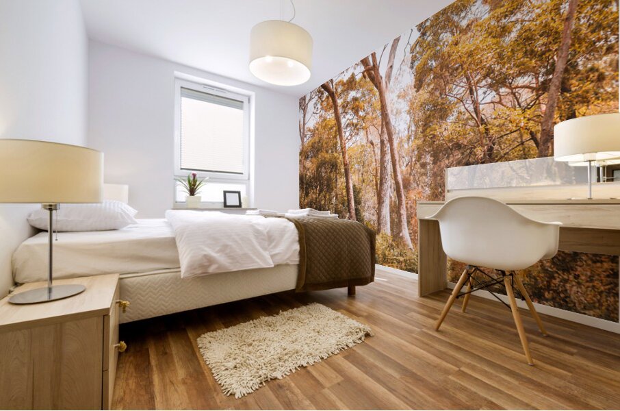 Autumn gold Mural print