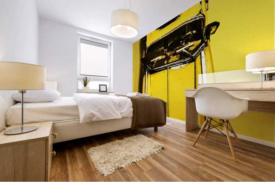 Yellow A-Fare Mural print