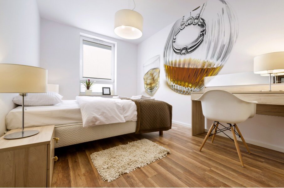 Bourbon Whisky Canter Mural print