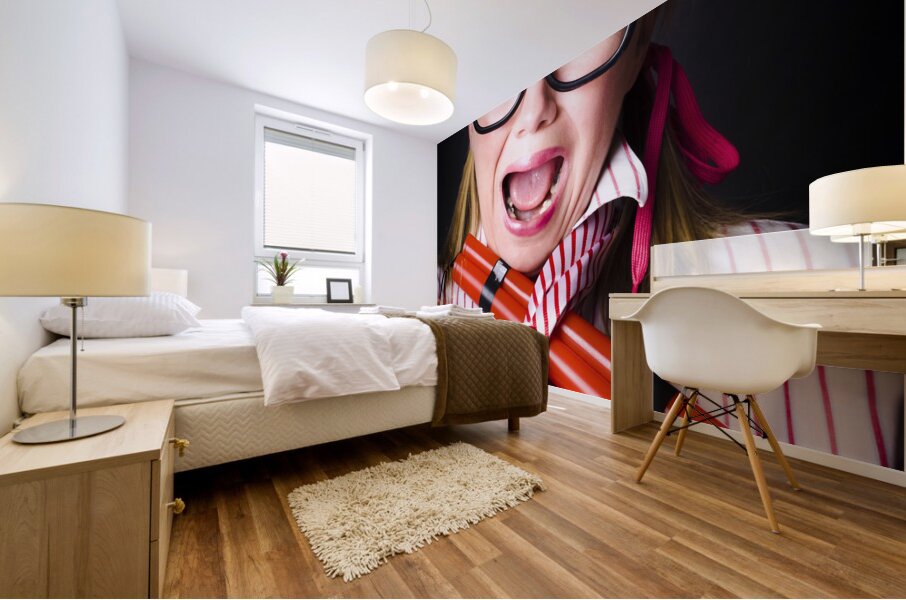 Disaster is a time bomb of explosive stress Mural print