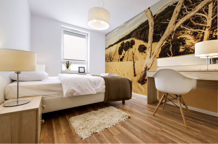 Strahan sand dune landscape Mural print