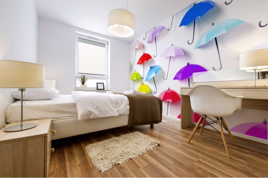 The rain collection Mural print